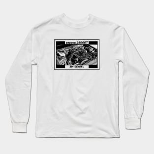 TOYOTA CELICA 2800GT A60 ENGINE Long Sleeve T-Shirt